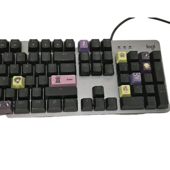 Logitech K845 Wired Mechanical Keyboard Tested Custom Keycaps RGB ⌨️
